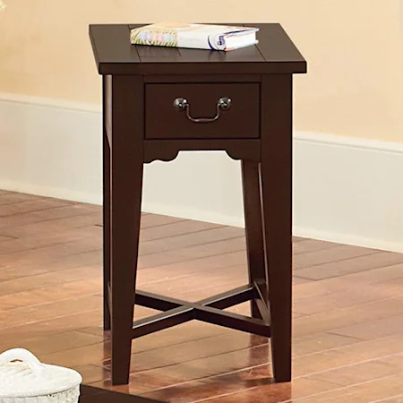 Chairside Table with 1 Drawer